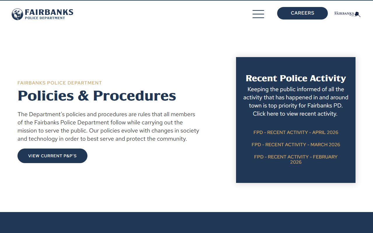 Fairbanks Alaska background check police records