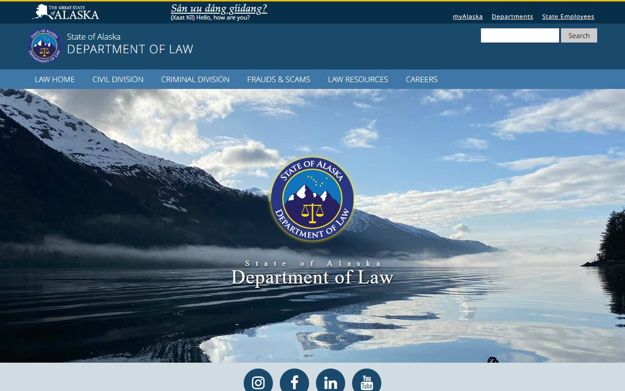 Alaska Department of Law background check guidance